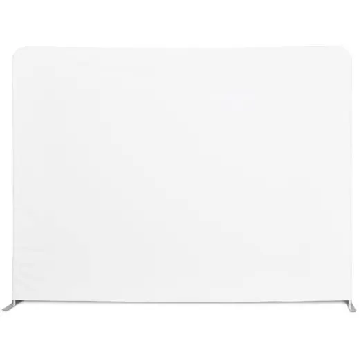 Double Sided Fabric Tube System Display - 3m x 2.25m Unbranded Front